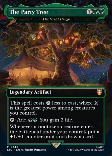 The Great Henge - This spell costs {X} less to cast