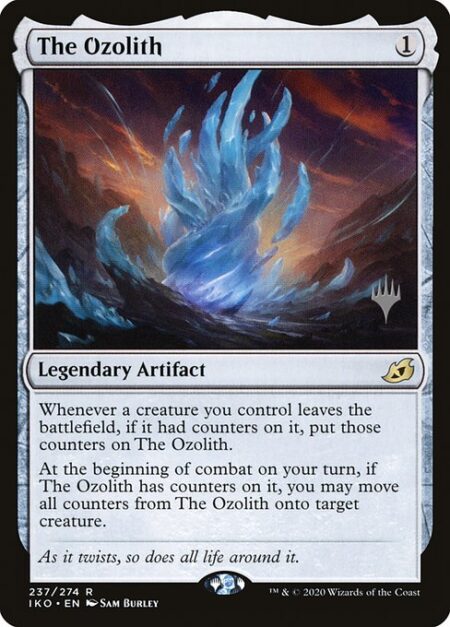 The Ozolith - Whenever a creature you control leaves the battlefield