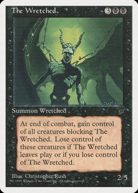The Wretched - At end of combat
