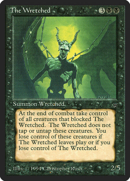 The Wretched - At end of combat