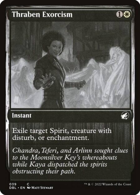 Thraben Exorcism - Exile target Spirit