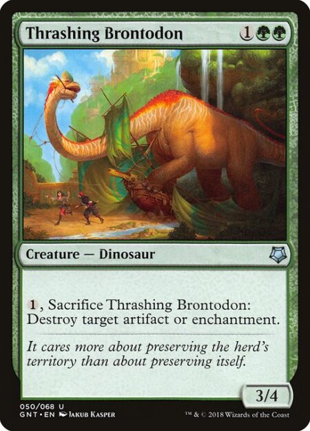 Thrashing Brontodon - {1}