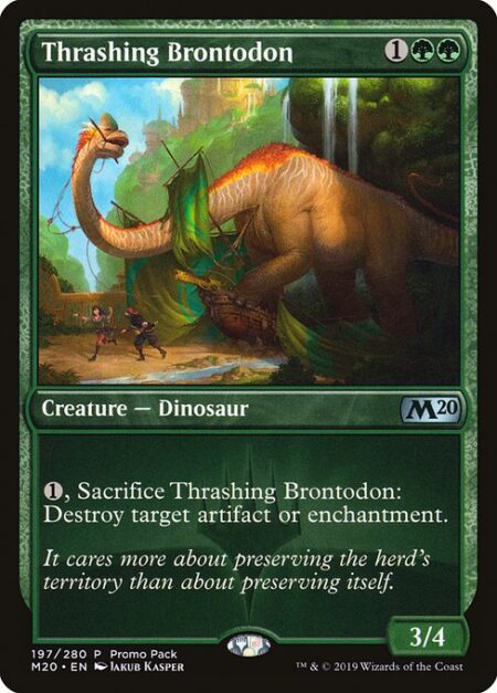 Thrashing Brontodon - {1}