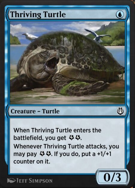 Thriving Turtle - When Thriving Turtle enters