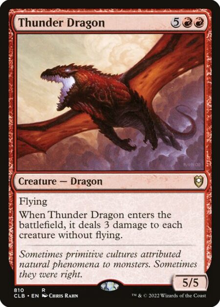 Thunder Dragon - Flying