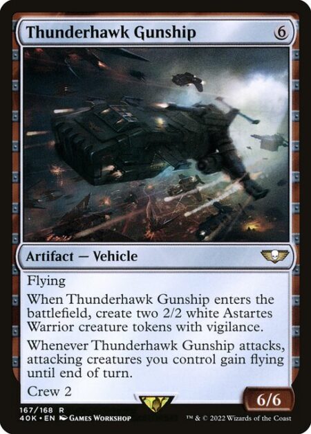 Thunderhawk Gunship - Flying