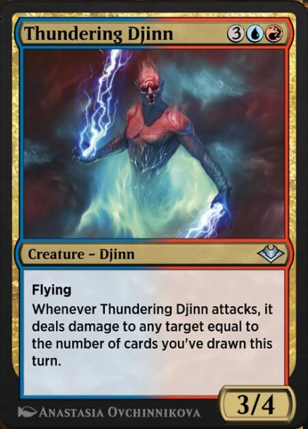 Thundering Djinn - Flying