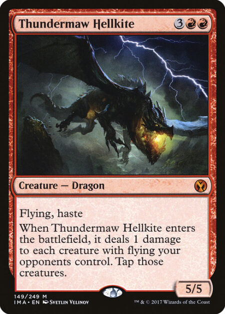 Thundermaw Hellkite - Flying