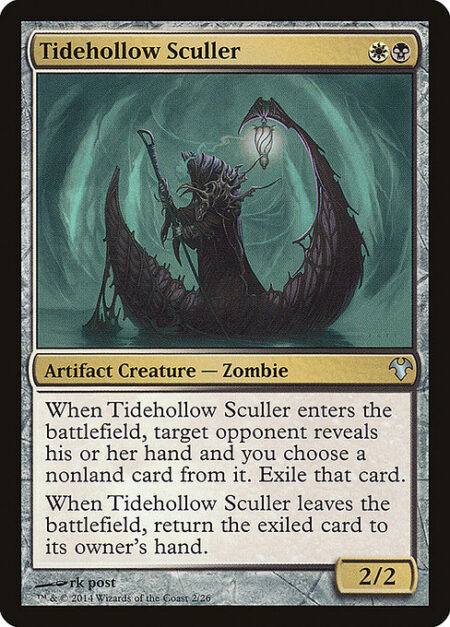 Tidehollow Sculler - When Tidehollow Sculler enters the battlefield