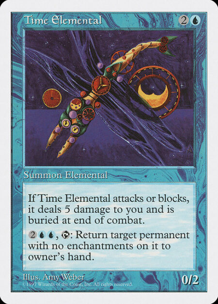 Time Elemental - When Time Elemental attacks or blocks