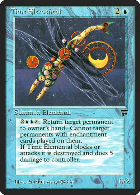 Time Elemental - When Time Elemental attacks or blocks