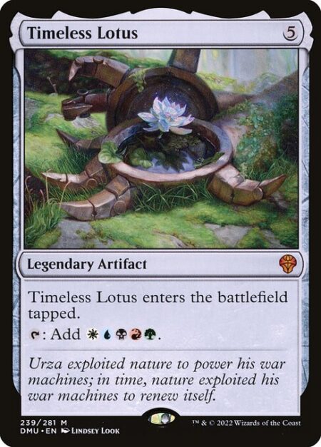Timeless Lotus - Timeless Lotus enters the battlefield tapped.