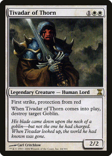 Tivadar of Thorn - First strike