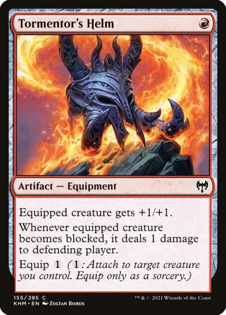 Tormentor's Helm - Equipped creature gets +1/+1.