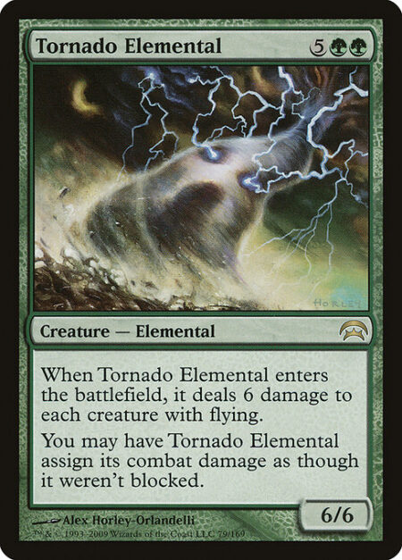 Tornado Elemental - When Tornado Elemental enters