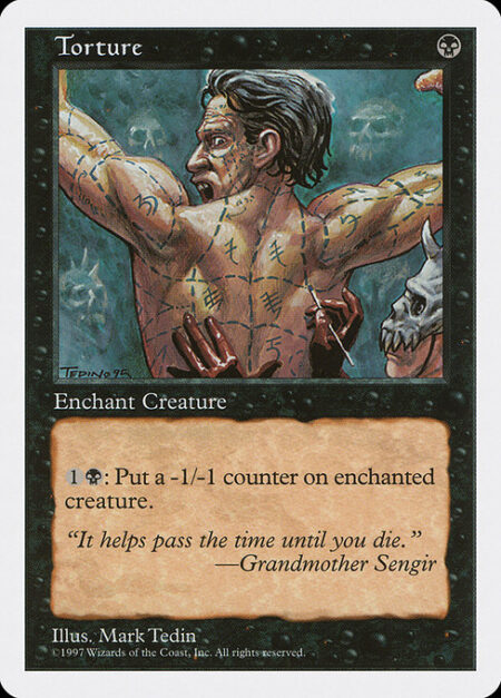 Torture - Enchant creature