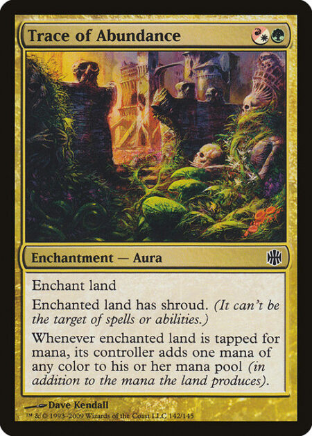 Trace of Abundance - Enchant land