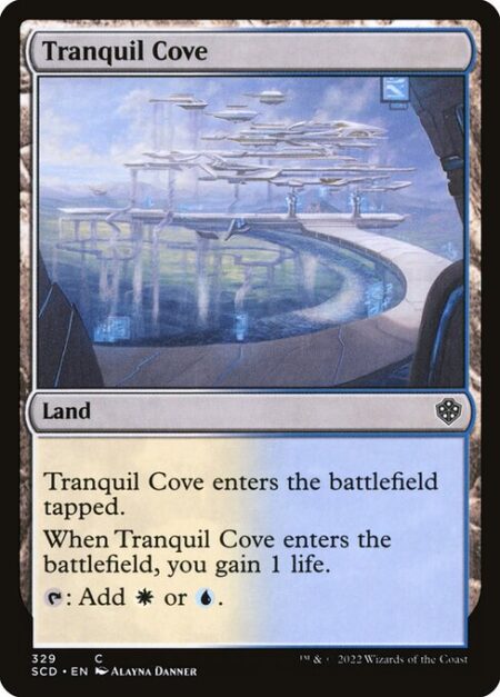 Tranquil Cove - This land enters tapped.