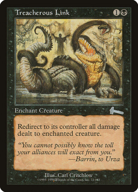 Treacherous Link - Enchant creature