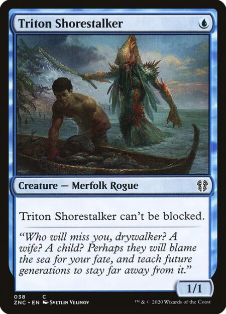 Triton Shorestalker - Triton Shorestalker can't be blocked.