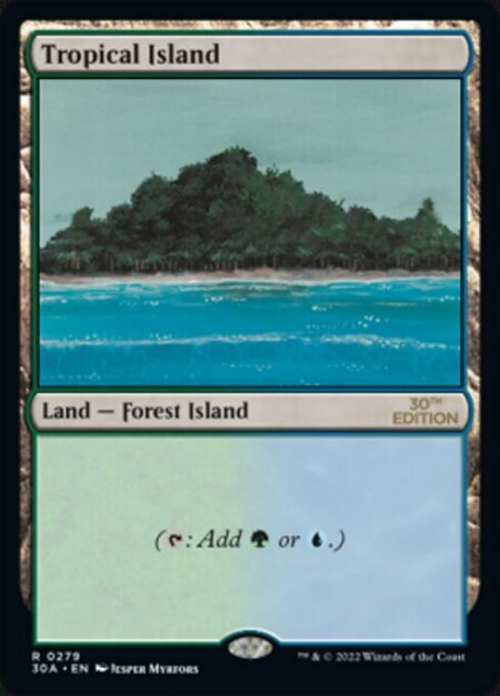 Tropical Island - ({T}: Add {G} or {U}.)