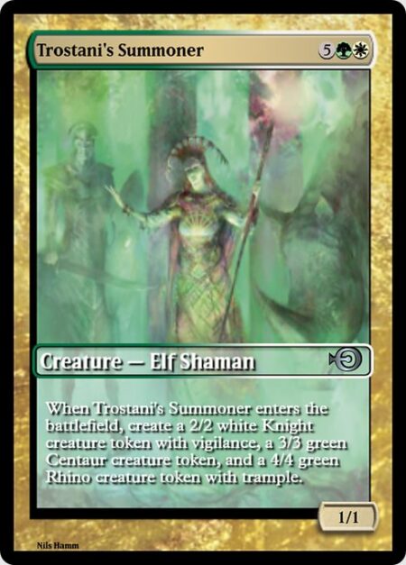 Trostani's Summoner - When Trostani's Summoner enters