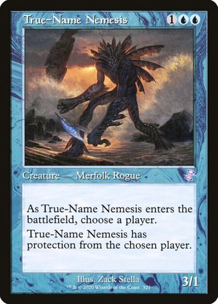 True-Name Nemesis - As True-Name Nemesis enters the battlefield