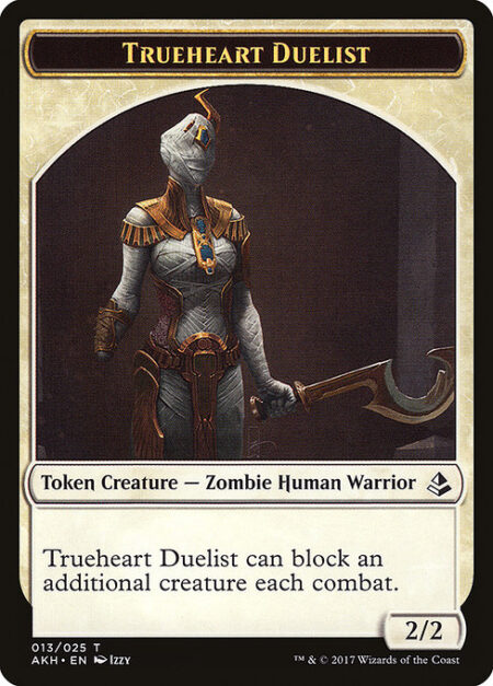 Trueheart Duelist - Trueheart Duelist can block an additional creature each combat.