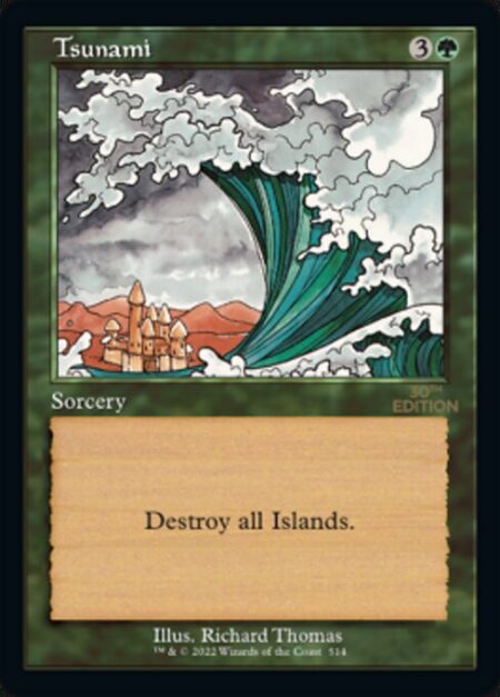 Tsunami - Destroy all Islands.