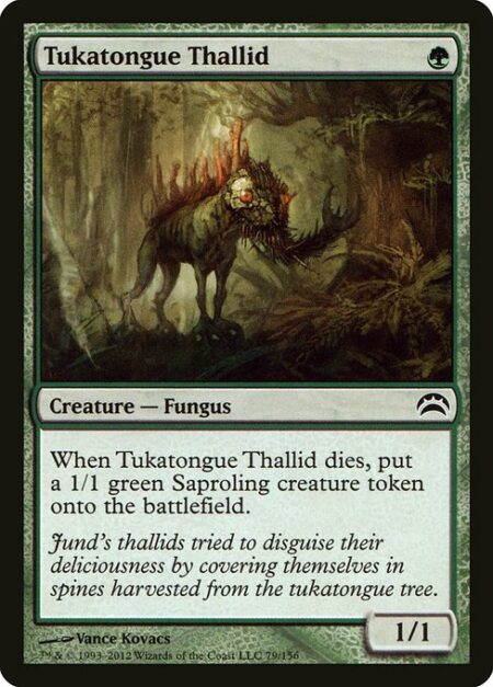 Tukatongue Thallid - When Tukatongue Thallid dies
