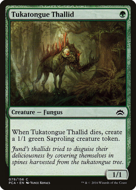 Tukatongue Thallid - When Tukatongue Thallid dies