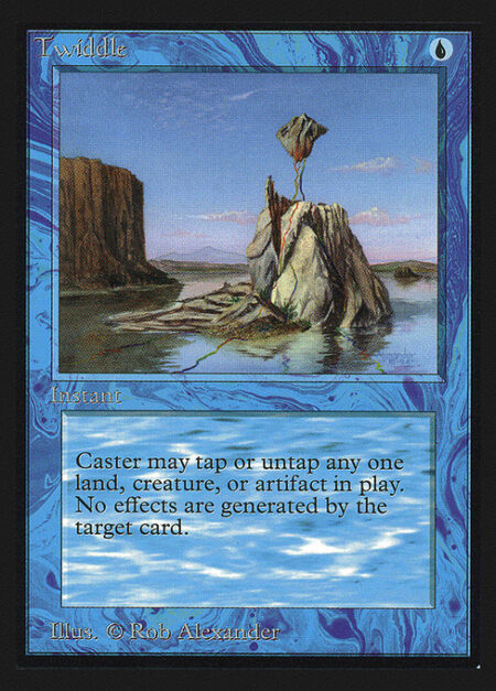 Twiddle - You may tap or untap target artifact