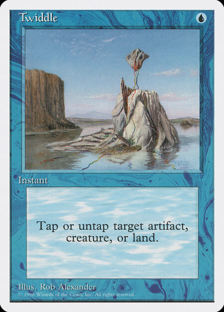 Twiddle - You may tap or untap target artifact