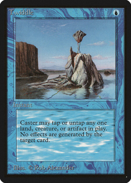 Twiddle - You may tap or untap target artifact