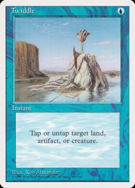 Twiddle - You may tap or untap target artifact