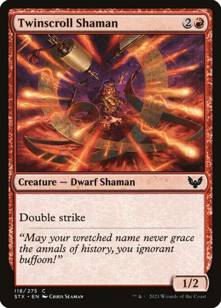 Twinscroll Shaman - Double strike