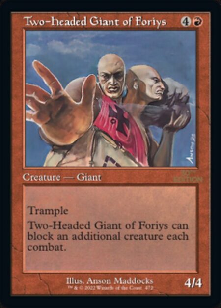 Two-Headed Giant of Foriys - Trample