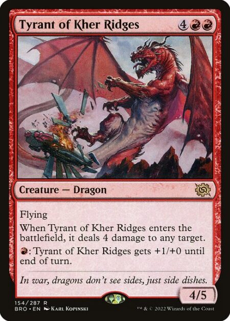 Tyrant of Kher Ridges - Flying