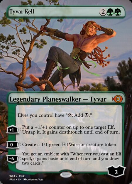 Tyvar Kell - Elves you control have "{T}: Add {B}."