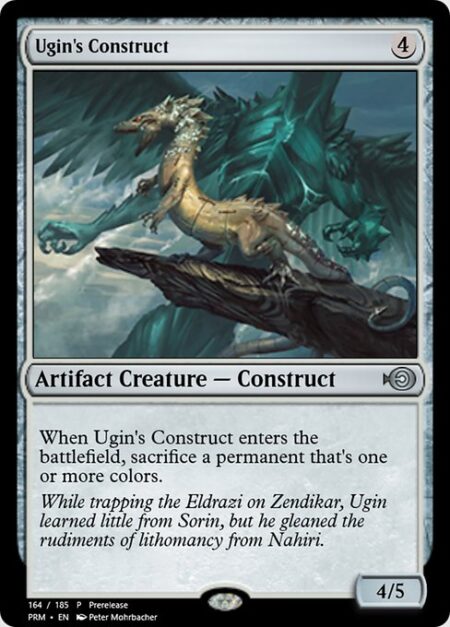 Ugin's Construct - When Ugin's Construct enters