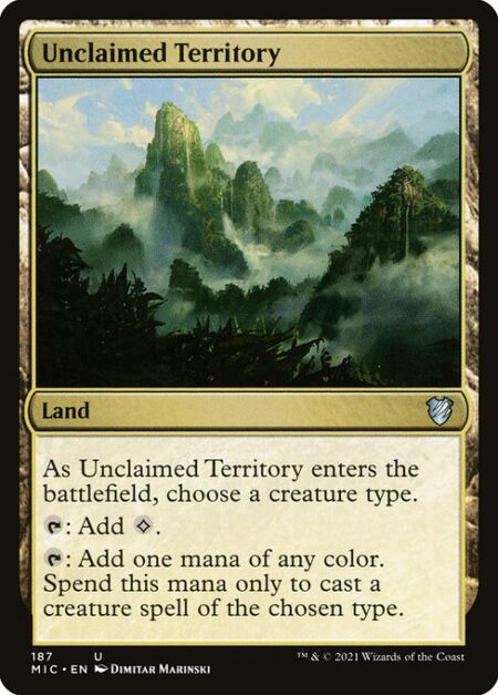 Unclaimed Territory - As Unclaimed Territory enters