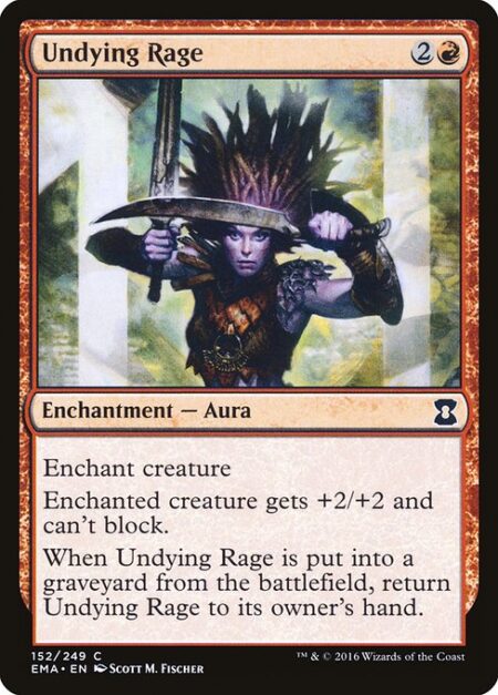 Undying Rage - Enchant creature