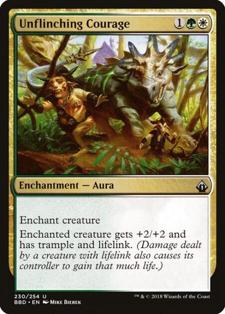 Unflinching Courage - Enchant creature