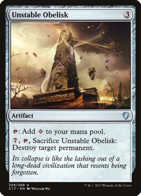 Unstable Obelisk - {T}: Add {C}.