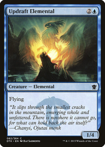 Updraft Elemental - Flying