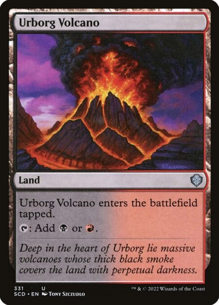 Urborg Volcano - Urborg Volcano enters tapped.