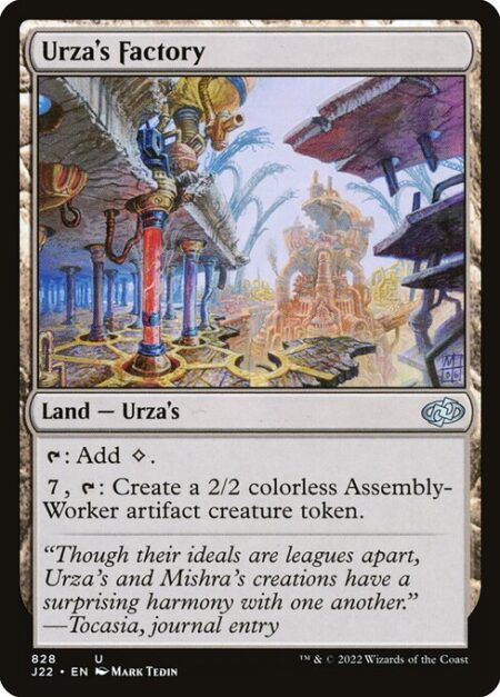 Urza's Factory - {T}: Add {C}.