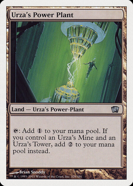 Urza's Power Plant - {T}: Add {C}. If you control an Urza's Mine and an Urza's Tower