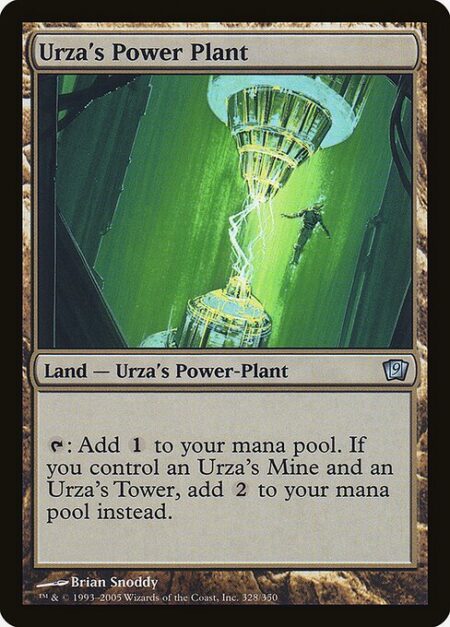 Urza's Power Plant - {T}: Add {C}. If you control an Urza's Mine and an Urza's Tower