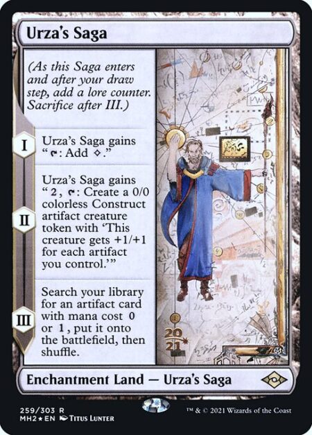 Urza's Saga - (As this Saga enters and after your draw step